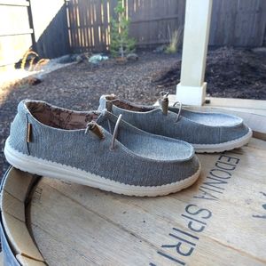 Hey Dude women's canvas moccasin